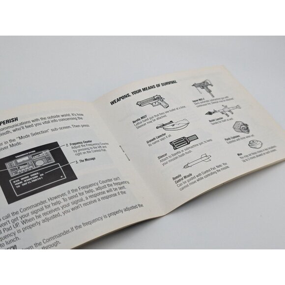 Metal Gear (Nintendo NES, 1987) Authentic Manual Booklet Only VTG - Picture 5 of 6